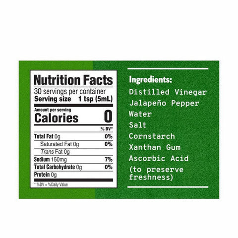 Tabasco, Green Pepper Jalapeno Sauce, 5 Oz Tabasco