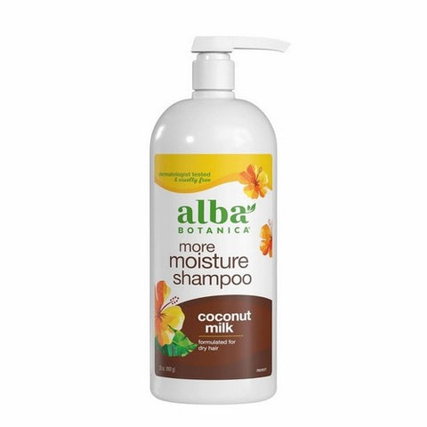 Alba Botanica, Hawaiian Shampoo, Drink It Up Coconut 32 Oz