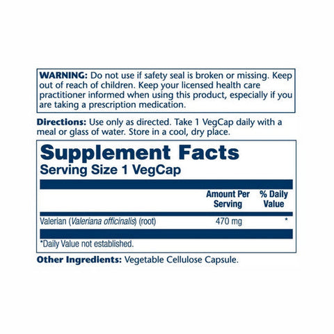 Solaray, Valerian, 470 mg, 180 Caps Solaray
