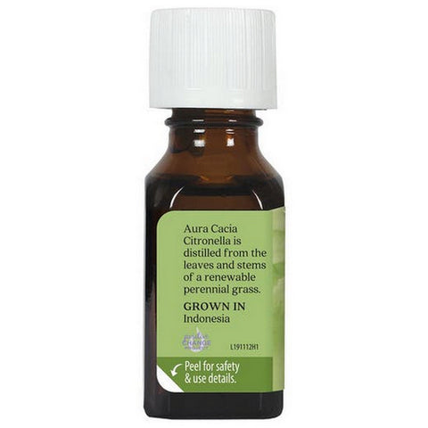 Aura Cacia, Essential Oil Citronella, (cymbopagon nardus) 0.5 Fl Oz