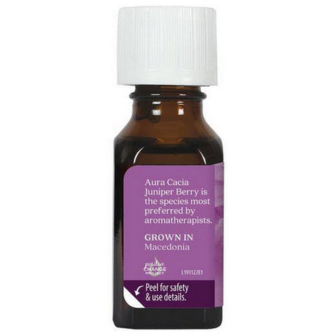 Aura Cacia, Essential Oil Juniper Berry, (juniperus communis) 0.5 Fl Oz