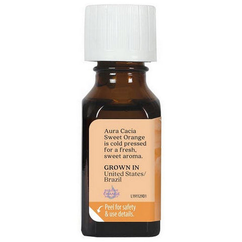 Aura Cacia, Essential Oil Orange Sweet, (citrus sinensis) 0.5 Fl Oz