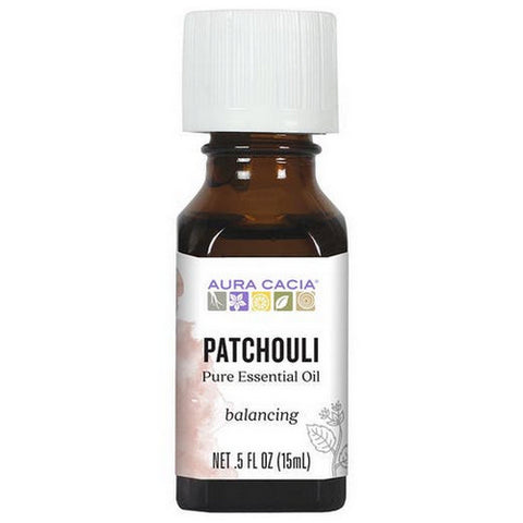 Aura Cacia, 100% Pure Essential Oil Patchouli, (pogostemon cabin) 0.5 Fl Oz