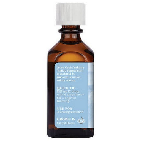 Aura Cacia, 100% Pure Essential Oil Peppermint, (mentha piperita) 2 Fl Oz