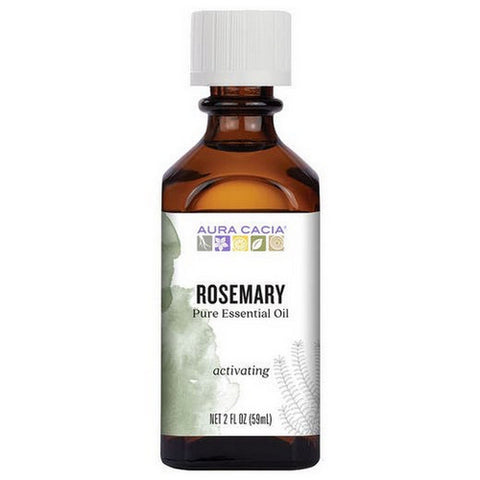 Aura Cacia, Pure Essential Oil Rosemary, (rosemarinus officinalis) 2 Fl Oz