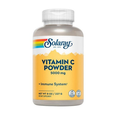 Solaray, Vitamin C Crystalline Non Acidic Powder, 5000 mg, Unflavored 6 X 8 Oz Solaray