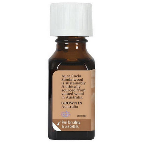 Aura Cacia, Essential Oil Sandalwood, 0.5 Fl Oz