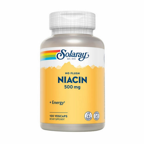 Solaray, Niacin No Flush, 500 mg, 100 Count