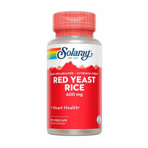 Solaray, Red Yeast Rice, 600 mg, 90 Veg Caps