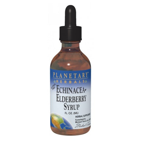 Planetary Herbals, Echinacea-Elderberry Syrup, 2 fl oz