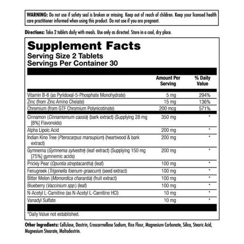 Kal, Blood Sugar Defense, 60 Tabs Kal