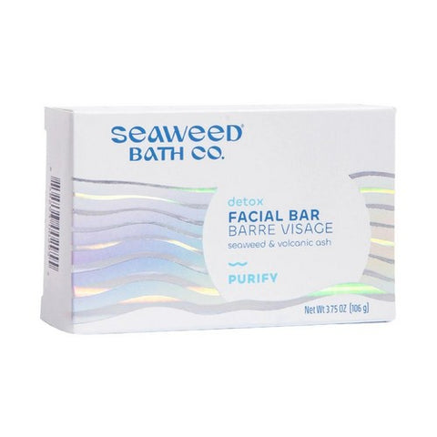 Sea Weed Bath Company, Purifying Detox Facial Soap Bar, 3.75 Oz