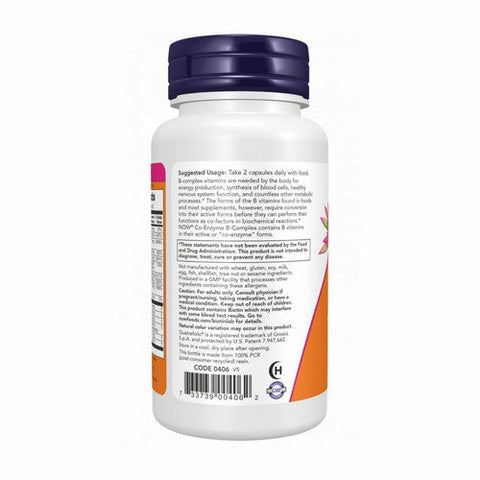 Now Foods, Co-Enzyme B-Complex, 60 Veg Caps Now Foods