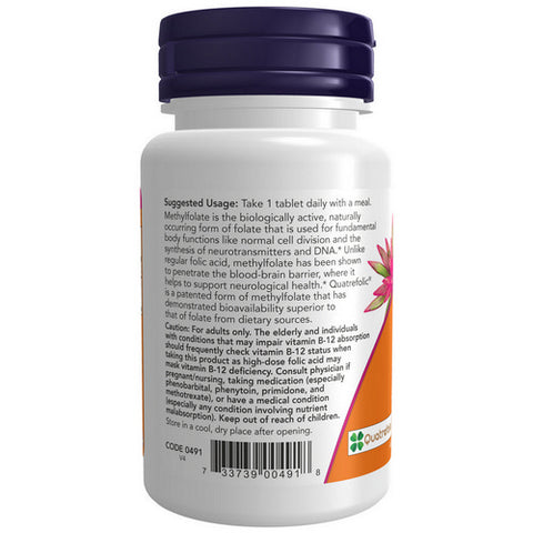 Now Foods, Methyl Folate, 1,000 mcg, 90 Tabs