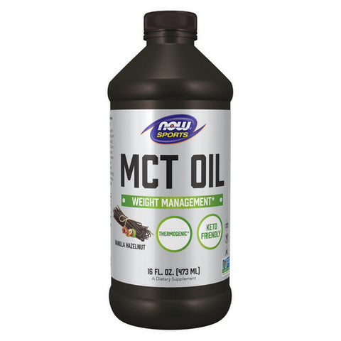 Now Foods, MCT Oil, Vanilla Hazalnut 16 Oz