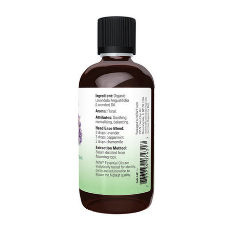 Now Foods, Organic Lavander Oil, 4 Oz