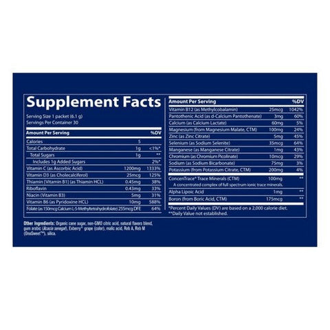 Trace Minerals, Power Pak Pomegranate Blueberry, 30 Packets Trace Minerals