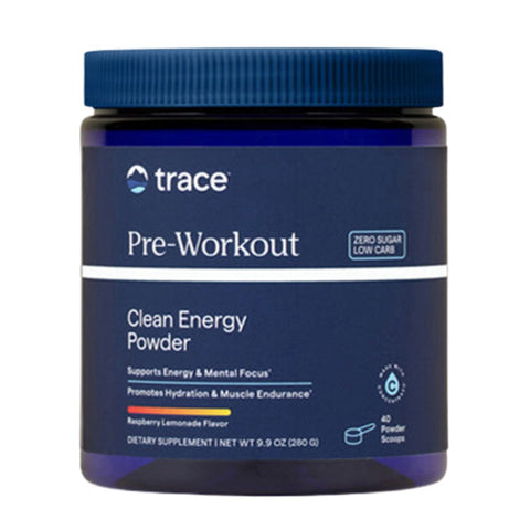 Trace Minerals, Pre-Workout Clean Energy Powder, 9.9 Oz