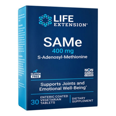 Life Extension, SAMe S-Adenosyl-Methionine, 400 mg, 30 Tabs