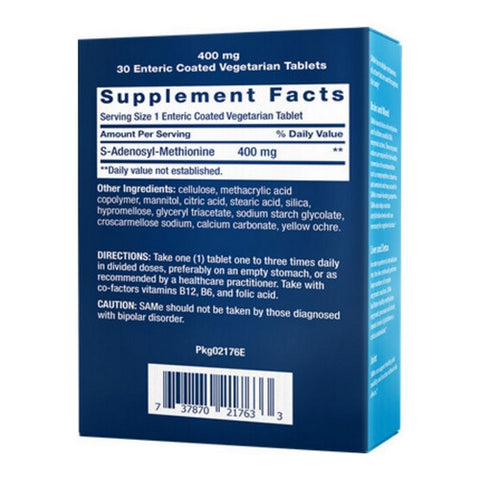Life Extension, SAMe S-Adenosyl-Methionine, 400 mg, 30 Tabs