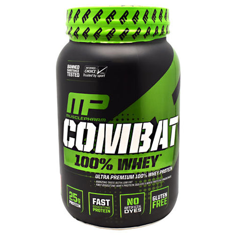 Muscle Pharm, Combat 100% Whey Protein, Strawberry 5 lbs