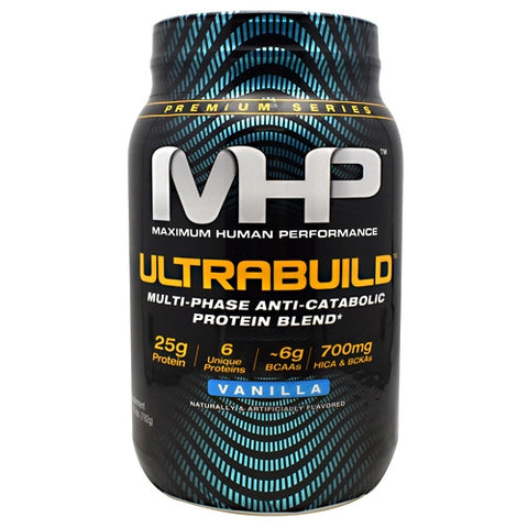 Maximum Human Performance, Ultrabuild Protein, Vanilla 2 lbs