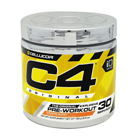 Cellucor, C4 Pre-Workout Explosive Energy, Orange Burst 30 Servings