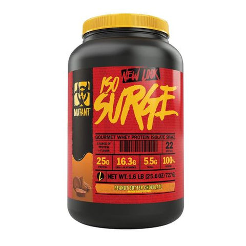 Mutant, Iso Surge, Peanut Butter Chocolate 1.6 lbs