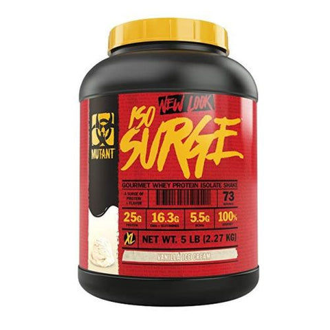 Mutant, Iso Surge, Vanilla Ice Cream 5 lbs