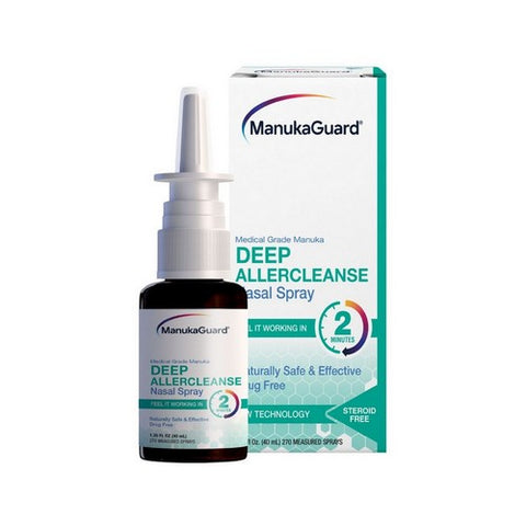 Manuka Guard, Medical Grade Manuka Deep Allercleanse Nasal Spray, 1.35 Oz