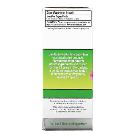 Similasan, Kids Cold & Mucus Relief Plus Echinacea, 4 Oz