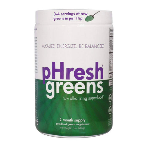 pHresh Products, Organic Raw Alkalizing Superfood Greens Powder, 10 Oz