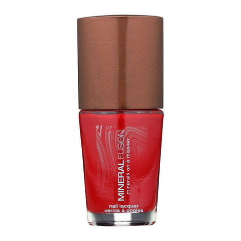 Mineral Fusion, Fiery Lava Nail Polish, .33 Oz