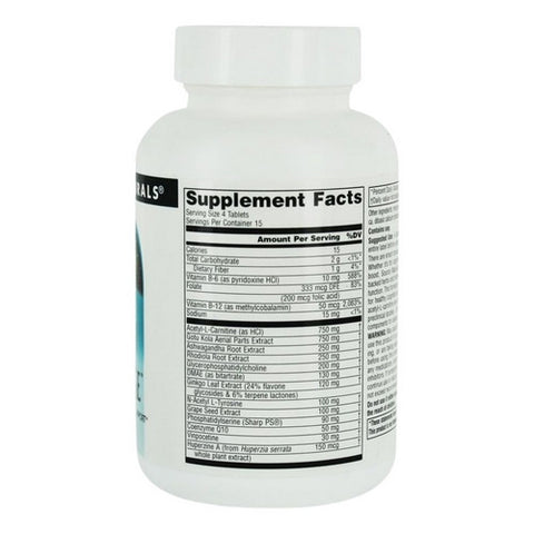 Source Naturals, Brain Charge, 60 Tabs