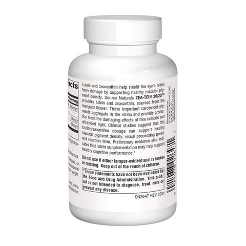 Source Naturals, Zea-Tein 20-20, 60  Caps
