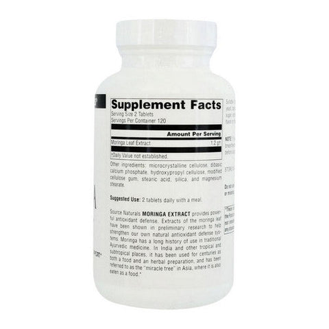 Source Naturals, Moringa Extract, 600 mg, 240 Tabs Source Naturals