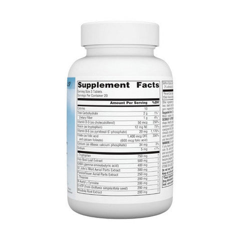 Source Naturals, Serene Science Optimistic, 60 Tabs Source Naturals
