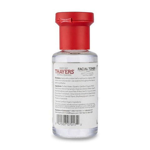 Thayers, Cucumber Witch Hazel With Aloe Vera Toner, 3 Oz
