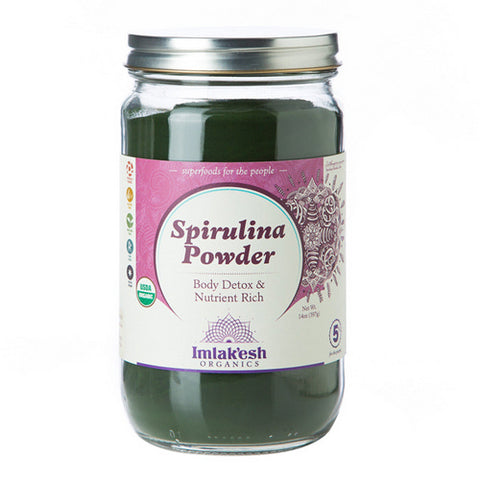 Imlakesh Organics, Organic Spirulina Powder, 14 Oz