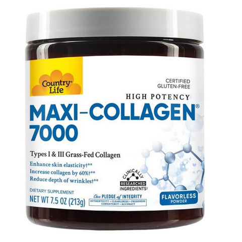Country Life, Maxi Collagen C & A + Biotin, 7.5 Oz