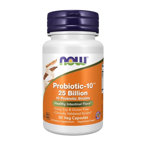 Now Foods, Probiotic-10, 30 Veg Caps
