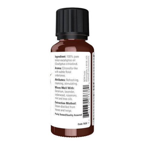 Now Foods, Lemon Eucalyptus (Citridora) oil, 1 Oz Now Foods
