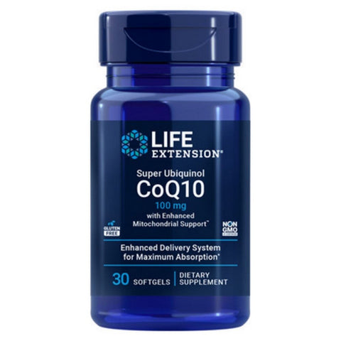 Life Extension, Super Ubiquinol CoQ10, 100 mg, 30 Softgels