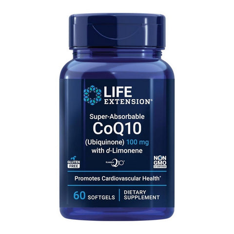 Life Extension, Super Absorbable CoQ10, 100 mg, 60 Softgels