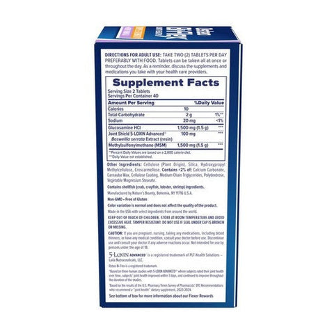 Osteo Bi-Flex, Triple Strength w/ MSM, 12 X 80 Tabs Osteo Bi-Flex