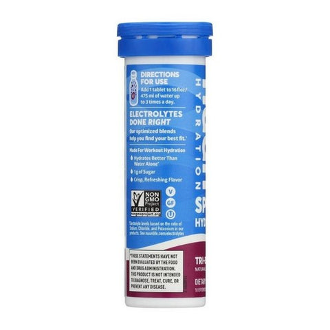 Nuun, Tri-Berry Electrolyte Enhanced, 10 Tabs (Case Of 8)