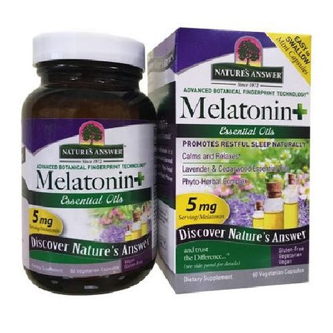 Nature's Answer, Melatonin Plus, 60 Veg Caps