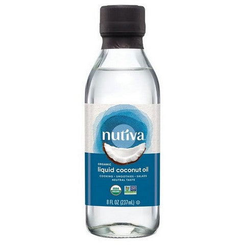 Nutiva, Organic Liquid Coconut, 8 Oz Nutiva