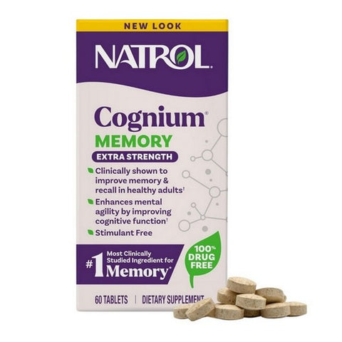Natrol, Cognium Memory Extra Strength, 400 mg, 60 Tabs
