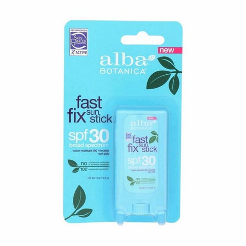 Alba Botanica, Sun Stick Fast Fix Spf30, 0.5 Oz